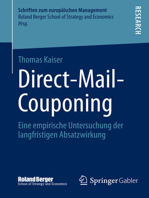 cover image of Direct-Mail-Couponing